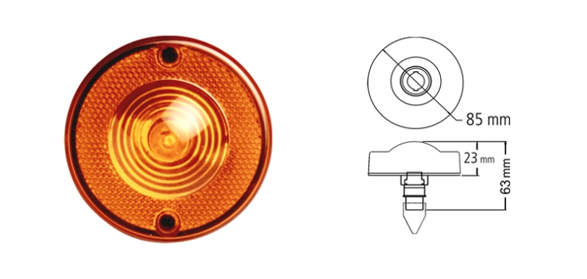 1037R - FARO UNIVERSAL ROJO